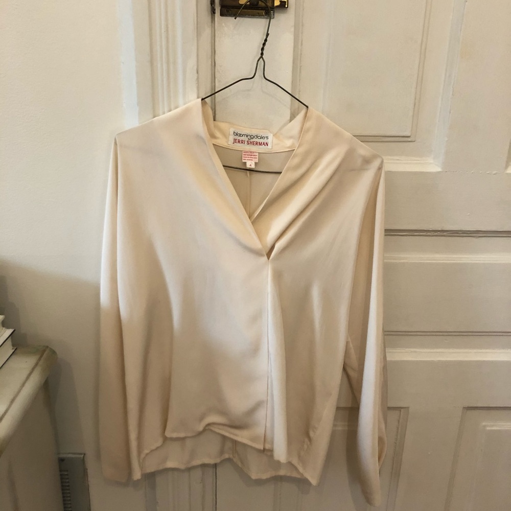 Bloomingdale’s vintage silk blouse